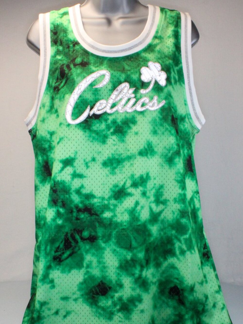 Boston Celtics Galaxy Hardwood Classics Tank Dress Women's Size Large